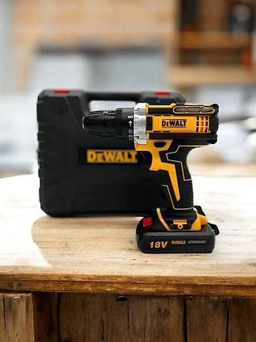 Брусчатка, тротуарная плитка: Аккумуляторный шуруповерт/дрель в кейсе с комплектом оснастки — 5