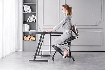 Офис шкафтары: Кеңсе отургучу, Колдонулган, түсү - Кара, Башка материал — 1