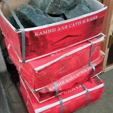 Камни для бани,также имеются печки для парной, облицовочный камень