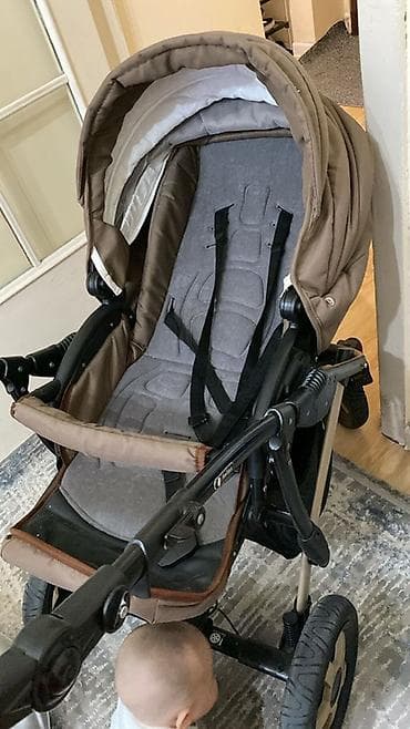 детскую универсальную коляску: Коляска универсальная 2 в 1 Sevila (люлька + прогулочный блок) - — 3