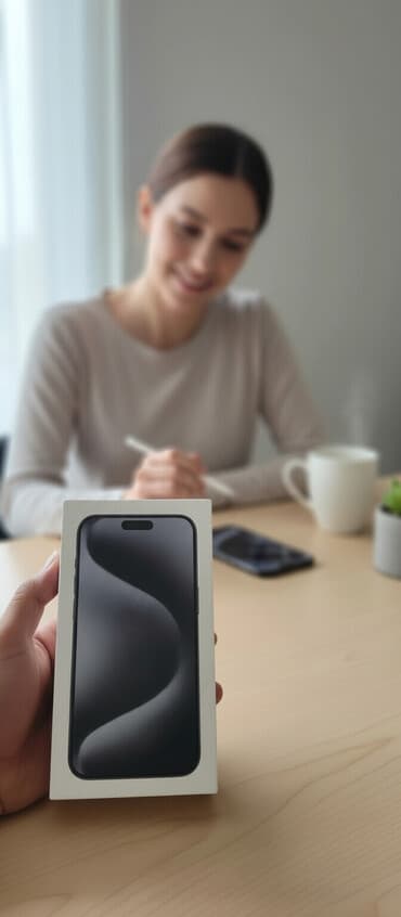 чехол для макбука: IPhone 15 Pro Max, Новый, 512 ГБ, Blue Titanium, Кабель, 100 % — 1