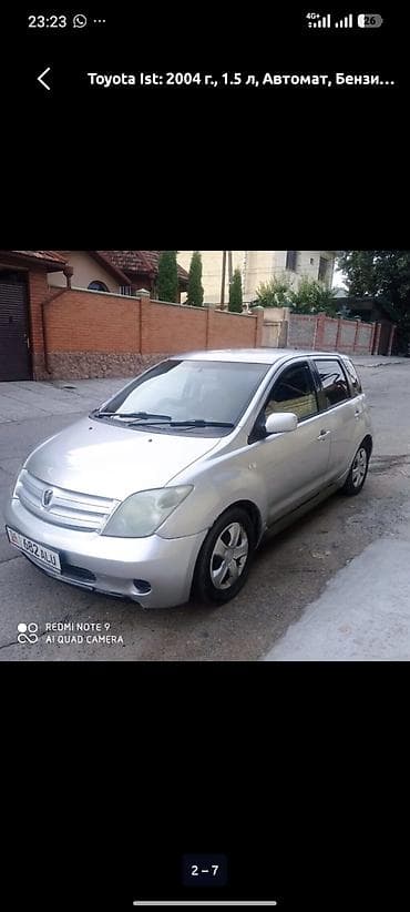 Продажа авто: Toyota Ist: 2004 г., 1.5 л, Автомат, Бензин, Хэтчбэк — 5