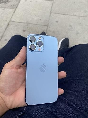 iphone 6 pro: IPhone 13 Pro Max, 128 ГБ, Sierra Blue, Кабель, 80 % — 1