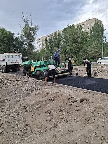 Аренда укладчика,Услуга по асфальтированию дорог, стоянок, розличных at lalafo.kg Аренда укладчика,Услуга по асфальтированию дорог, стоянок, розличных