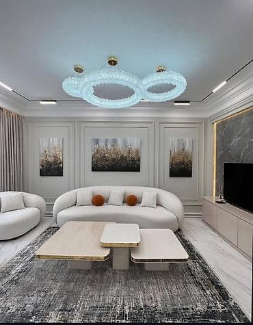 discovery studio: 3 комнаты, 136 м², Асанбай мкр Элитка, 11 этаж, Дизайнерский ремонт — 2