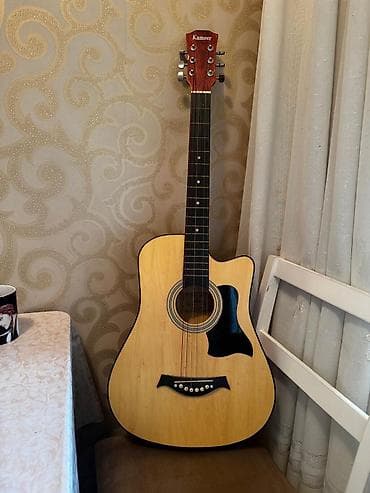 музыкальный инструменты: Акустическая гитара Kamoer FT - 711 форма корпуса дредноут с вырезом — 1