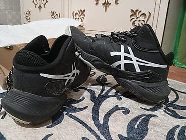 фирменный: Мужские кроссовки, 40, Asics, Б/у, цвет - Черный, Самовывоз — 4