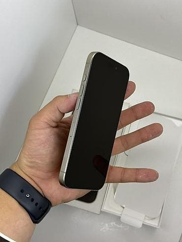 Техника жана электроника: IPhone 15 Pro, Колдонулган, 256 ГБ, Natural Titanium, Куту, 88 % — 5