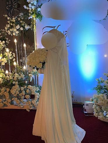 кумуш сепочка: Үлпөт көйнөгү, Мусулман, А-силуэт, Пайеткалар, Колдонулган — 4