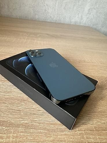 imac mini: IPhone 12 Pro, Б/у, 128 ГБ, Pacific Blue, Коробка — 2