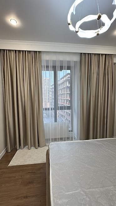 теплые шторы: Комплект штор, С тюлем в комплекте, Готовое изделие, Для спальни — 1