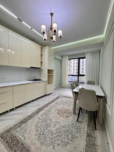 Квартиры: 2 комнаты, 78 м², Асанбай мкр Элитка, 2 этаж, Дизайнерский ремонт — 5