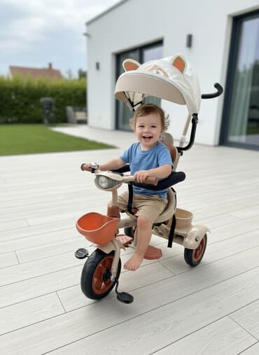 Детский велосипед, 3-колесный, 1 - 3 года