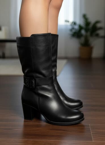 сапоги зимние женские натуральная кожа натуральный мех распродажа: Продаю сапожки новые хорошего турецкого качества👍 Брали на приданое — 2