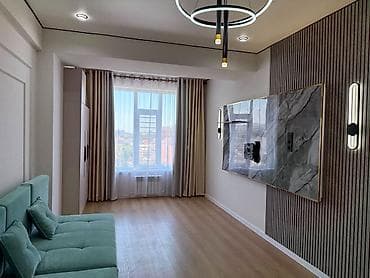 Квартиры: 1 комната, 40 м², Кок-Жар ж/м Элитка, 5 этаж, Евроремонт — 4