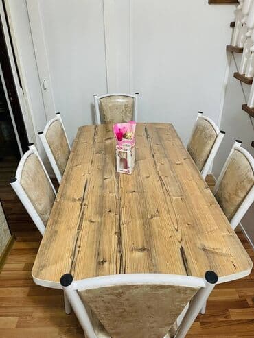 кухонный стол и стулья купить недорого: Кухонный стол и стул, Новый, Самовывоз, Платная доставка — 3