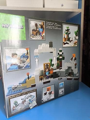 lego spider man: Конструктор MY WORLD «Снежная локация» - Номер набора: NO.10391 - — 2