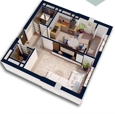 1 комната, 44 м², Элитка, 8 этаж, Евроремонт — 2