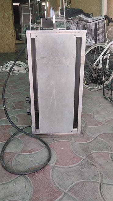 Сулуулук салондору үчүн жабдуулар: Газовый гриль для шаурмы/шавермы (вертикальный гриль-шаурма) — 3