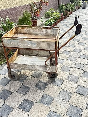 ручные тачки: Садово-строительная тачка и тележка, Стальная, Четырехколесная — 2