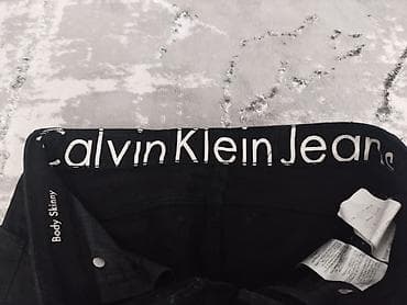 джынс: Джинсы, Скинни, Calvin Klein, Средняя талия, Стрейч, S — 2