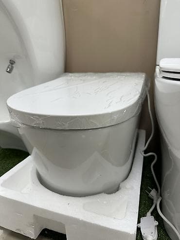 dry: Подвесной унитаз с крышкой-биде (электронный) - Компактная овальная — 2