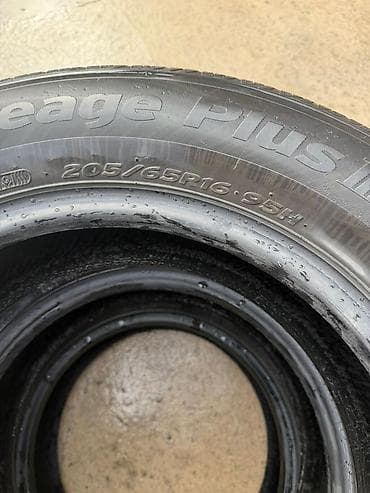 Шины: Шины 205 / 65 / R 16, Лето, Б/у, Комплект, Легковые, Hankook — 6