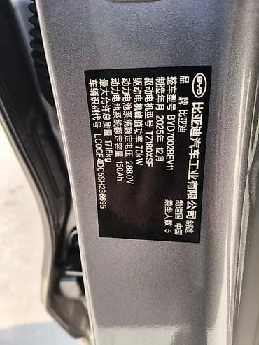 bugatti veyron: BYD E2: 2025 г., 0.1 л, Автомат, Электромобиль, Хэтчбэк — 9