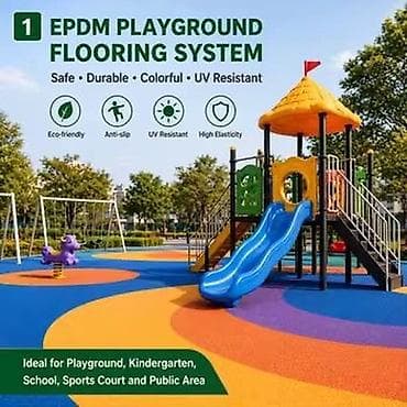 solutions upper: EPDM покрытие для детских и спортивных площадок Описание: - Бесшовная — 2