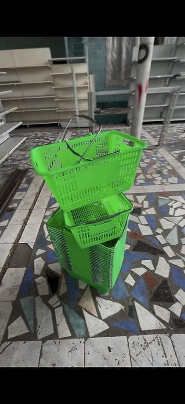 полки напольные: Пластиковые покупательские корзины для магазина - Формат: ручные — 3