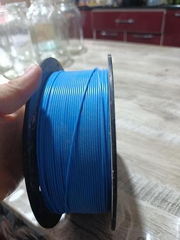 прототип: PLA+ филамент для 3D‑печати, синий - Материал: PLA+ - Диаметр нити — 1