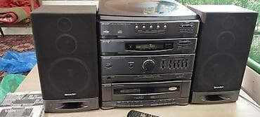 se electronics: Музыкальный центр SHARP радио магнитофон CD — 7