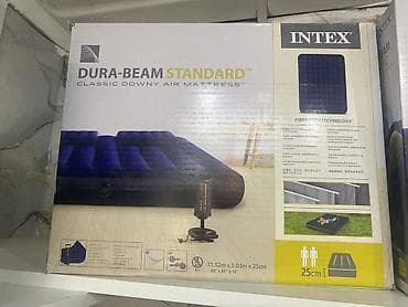 Надувной матрас, Двуспальный, Intex, длина - 203 см