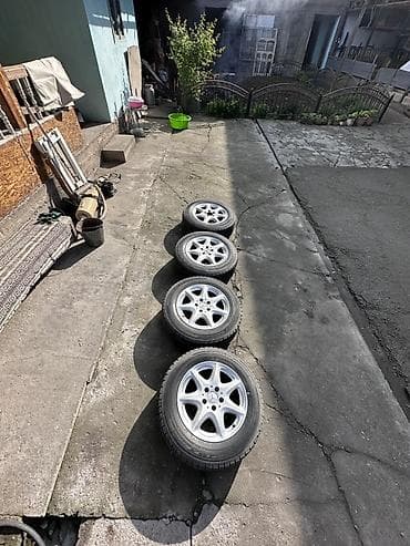 набор для авто: Колеса в сборе 225 / 55 / R 16, Зима, Б/у, Комплект, Легковые, Литые, отверстий - 4 — 6