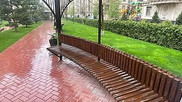 графика: Скамейка Металл, Со спинкой, Без крыши — 2