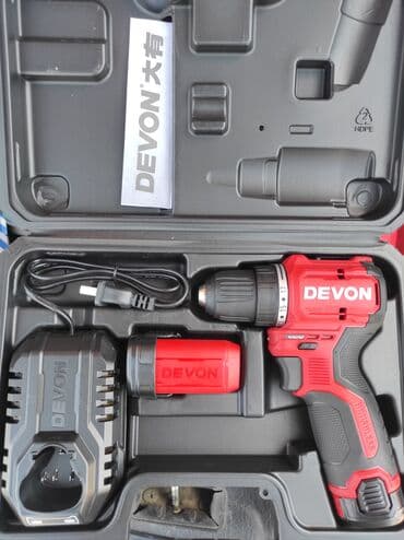Шуруповерт 12 V devon выпускается для внутреннего рвнка китая