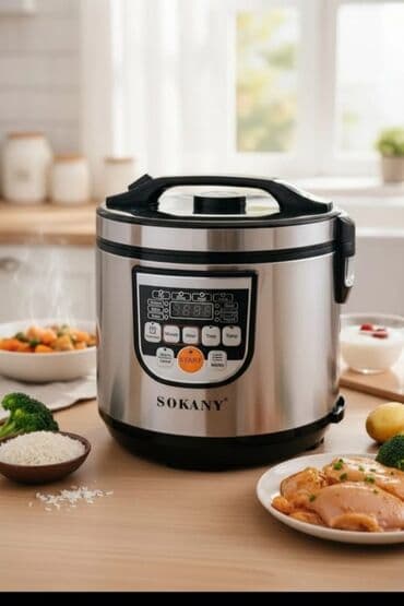 2011 сокет: Мультиварка SOKANY, объем 5.0 л - Корпус из нержавеющей стали с — 1