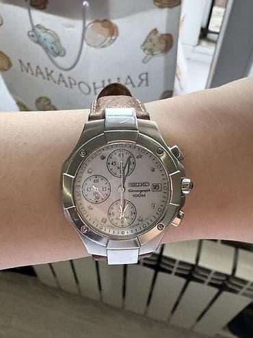 Бижутерия: Seiko Chronograph оригинал 🇯🇵 | 100m Seiko Chronograph (оригинал — 8