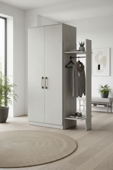 прихожный шкаф: Шкаф-прихожая, Без зеркала, ЛДСП — 1