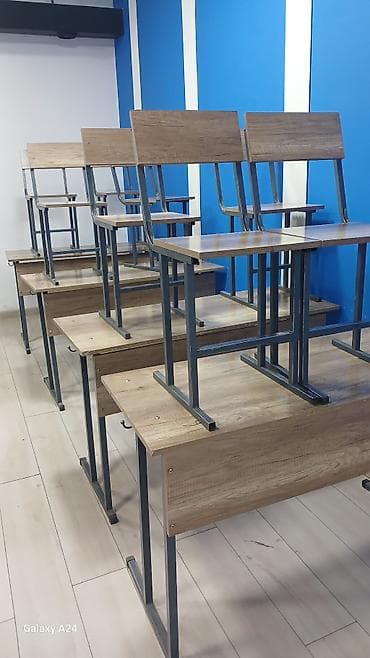 Парталар: Парта школьные10 штук со стульями в хорошем состоянии Цена: 3000 — 3
