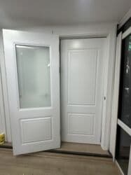 вытяжка встроенная в шкаф 50: Межкомнатная дверь со стеклом, цвет - Белый, 200 * x 80 см, Новый — 24