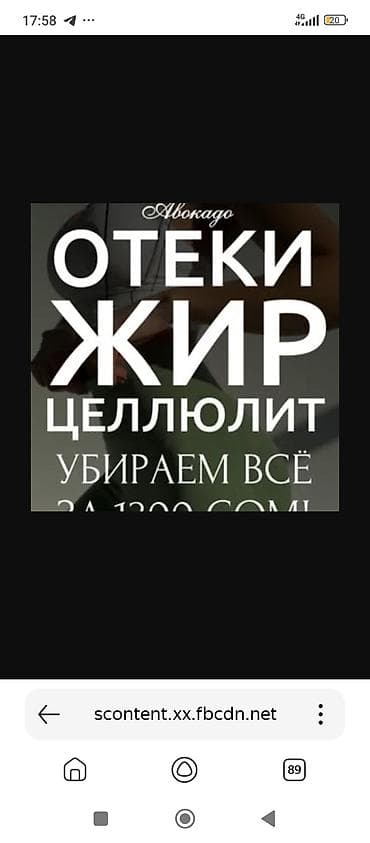 Антицеллюлитные и дренажные процедуры «Авокадо» (ручной массаж) —