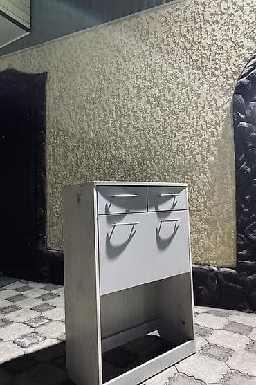 Тумбы и подставки: Тумба и подставка для обуви, Другой материал, цвет - Белый — 1