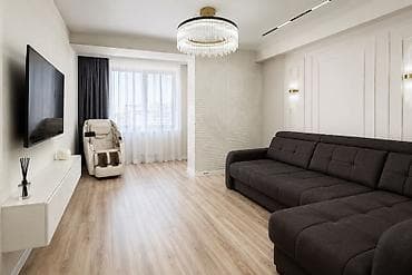 Квартиры: 2 комнаты, 76 м², Элитка, 13 этаж, Дизайнерский ремонт — 6