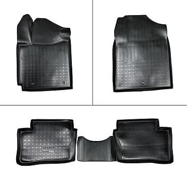 3D Полики Для салона Kia, цвет - Черный, Новый, Платная доставка, Самовывоз