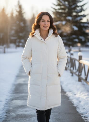 прокат национальных костюмов ош: Пуховик, По колено, Двусторонняя модель, XL — 1