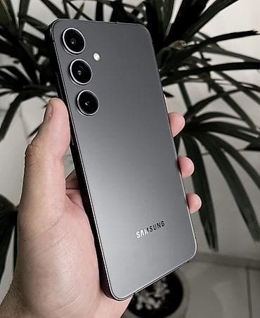 Техника и электроника: Samsung Galaxy S24, Б/у, 128 ГБ, цвет - Черный, 1 SIM, eSIM — 4