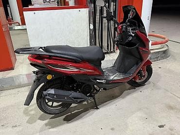 Кумурска мотороллер: Скутер (мопед) MotoПарк, красный, бензиновый Характеристики и — 2