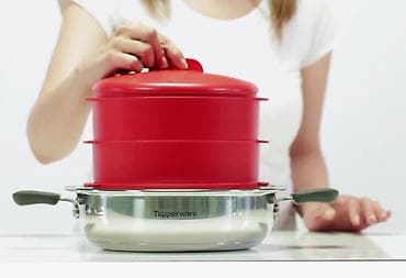 полный фарш: Пароварка многоуровневая Tupperware — удобная система для бережного — 5