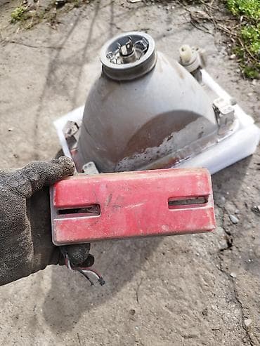 фара 222: Фара прямоугольная для автомобиля + задний катафот/подсветка номера — 3